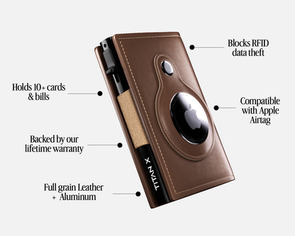 TITAN X Airtag Trifold Edition