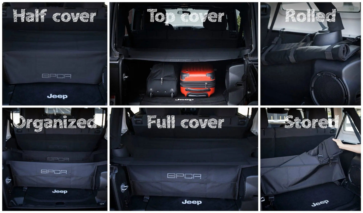 GPCA Jeep Wrangler JK 4DR Cargo Freedom Pack LITE