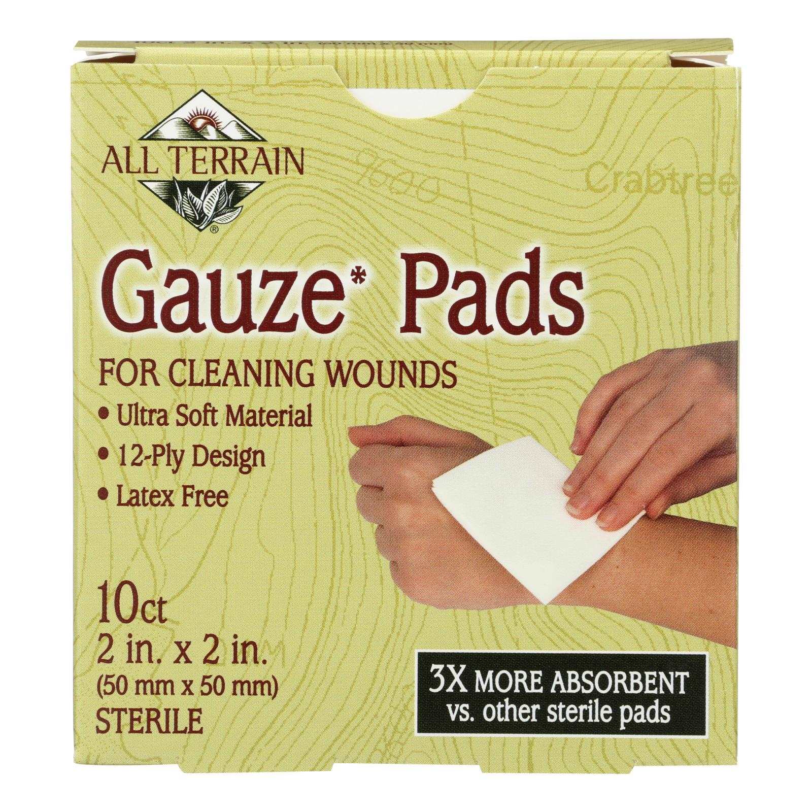 All - Terrain Gauze Pads: Latex - Free, 10 - Pack - Angler's Pro Tackle & Outdoors