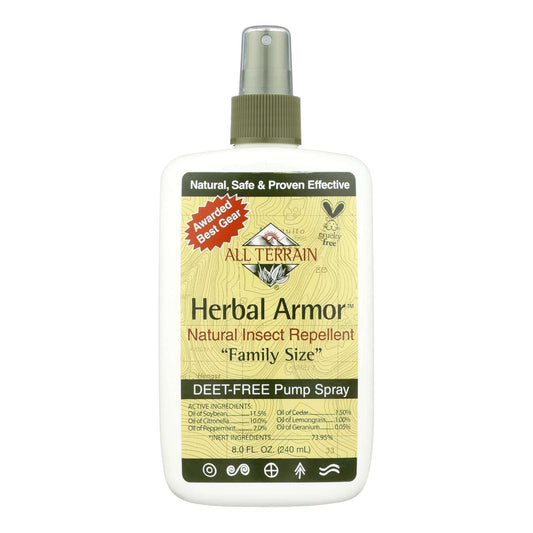 All Terrain Herbal Armor Natural Insect Repellent, 8 Fl Oz Family Size - Angler's Pro Tackle & Outdoors