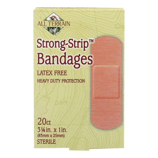 All Terrain Strong - Strip Bandages - 20 Count - Essential for Adventure - Seekers - Angler's Pro Tackle & Outdoors