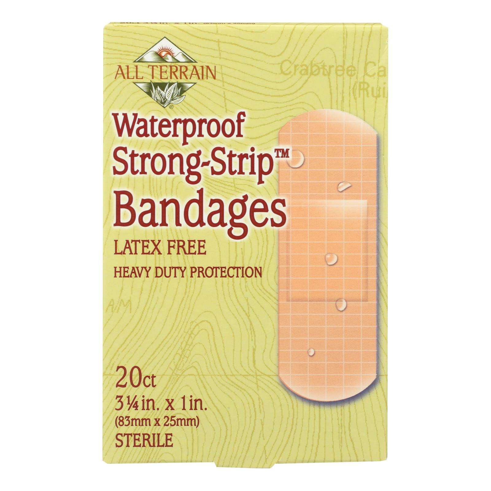 All - Terrain Strong Waterproof Bandages for Unstoppable Adventures (Pack of 20 - 1 Inch) - Angler's Pro Tackle & Outdoors