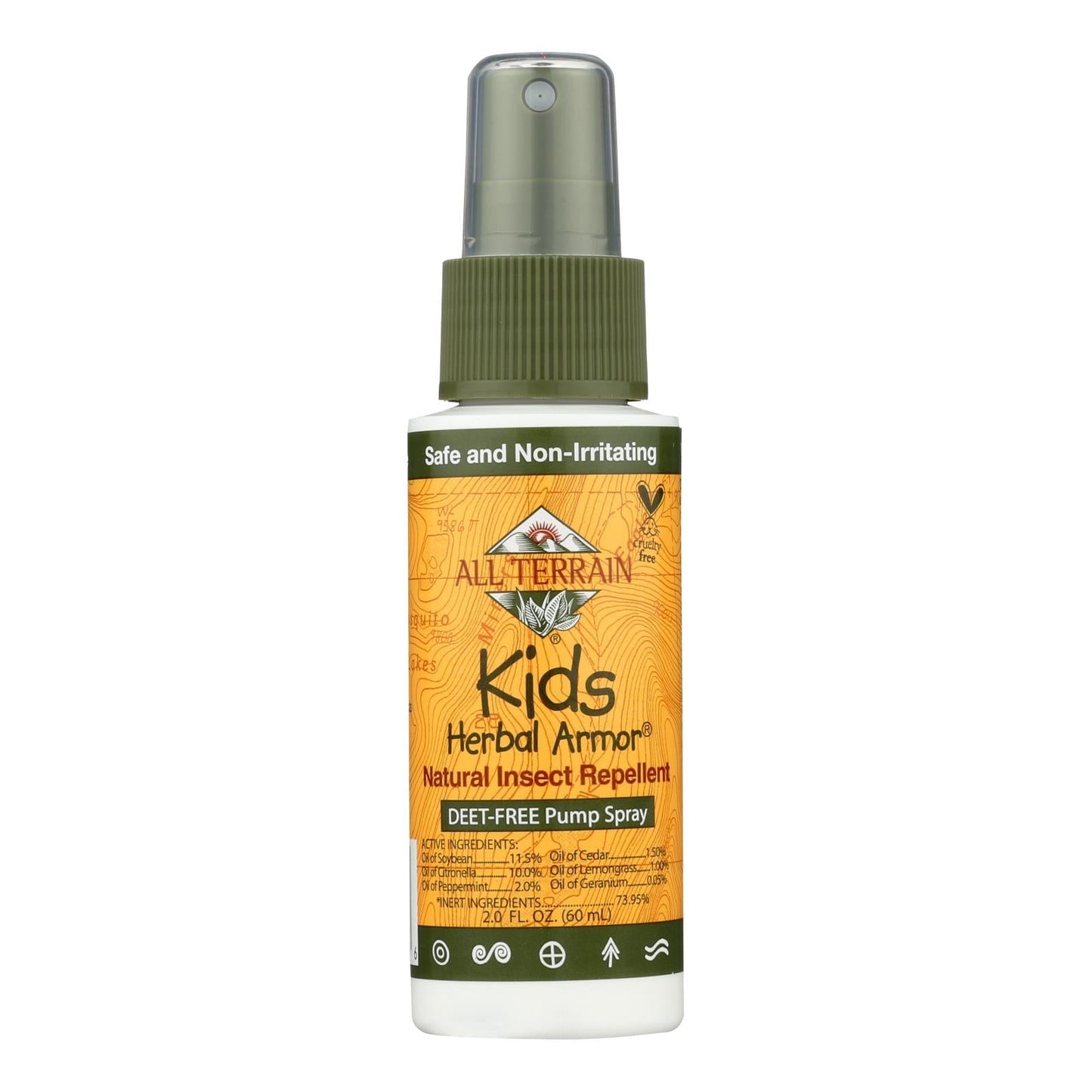 All TerrainKids Herbal Armor - Natural Insect Repellent (2 Fl Oz.) - Angler's Pro Tackle & Outdoors