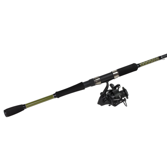 Wild Water | Fortis 6' Medium Heavy Action 1 Piece Spinning Rod and 4000 Spinning Reel Package (FSP601MH)