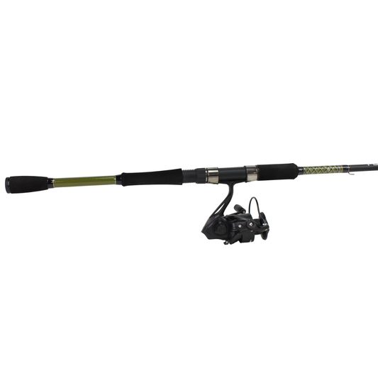 Wild Water | Fortis 6' 6" Medium Heavy Action 1 Piece Spinning Rod and 4000 Spinning Reel Package (FSP661MH)