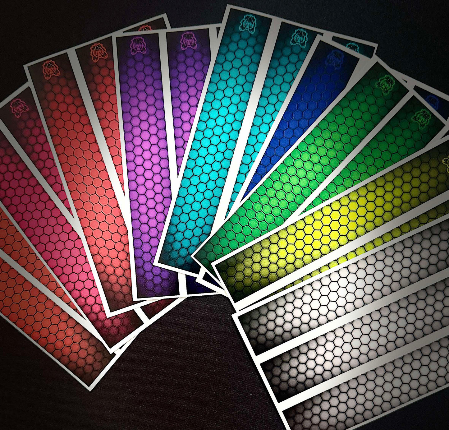 The Bowtique Black Drop Shadow Honeycomb Arrow Wraps