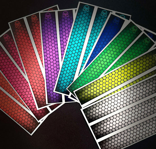 The Bowtique Black Drop Shadow Honeycomb Arrow Wraps