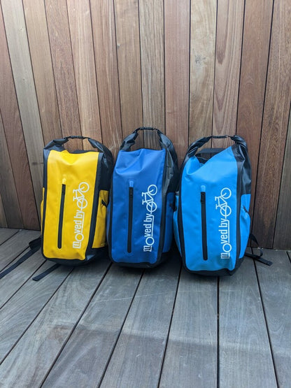 Moved By Bikes Dry Bag Backpack