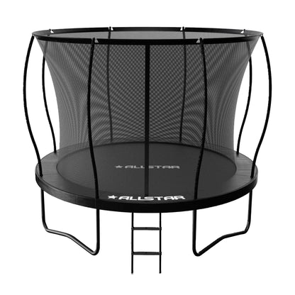 ALLSTAR 10' Trampoline for Kids Outdoor Backyard Play Equipment w/ Net & Ladder - Angler's Pro Tackle & Outdoors