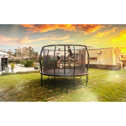 ALLSTAR 10' Trampoline for Kids Outdoor Backyard Play Equipment w/ Net & Ladder - Angler's Pro Tackle & Outdoors