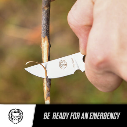 Holtzman's Gorilla Survival The Scalpel All-Steel Survival Knife Giftset for Outdoors