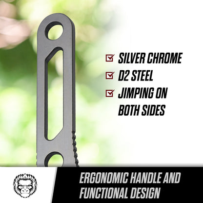 Holtzman's Gorilla Survival The Scalpel All-Steel Survival Knife Giftset for Outdoors