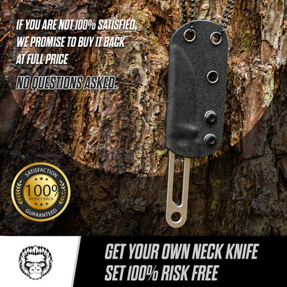Holtzman's Gorilla Survival The Scalpel All-Steel Survival Knife Giftset for Outdoors