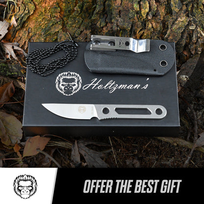 Holtzman's Gorilla Survival The Scalpel All-Steel Survival Knife Giftset for Outdoors