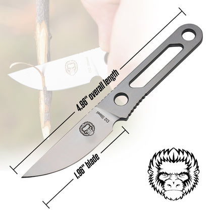 Holtzman's Gorilla Survival The Scalpel All-Steel Survival Knife Giftset for Outdoors