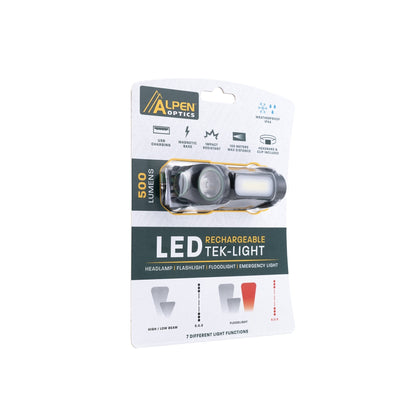 Alpen LED Rechargeable Tek - Light Headlamp - Angler's Pro Tackle & Outdoors