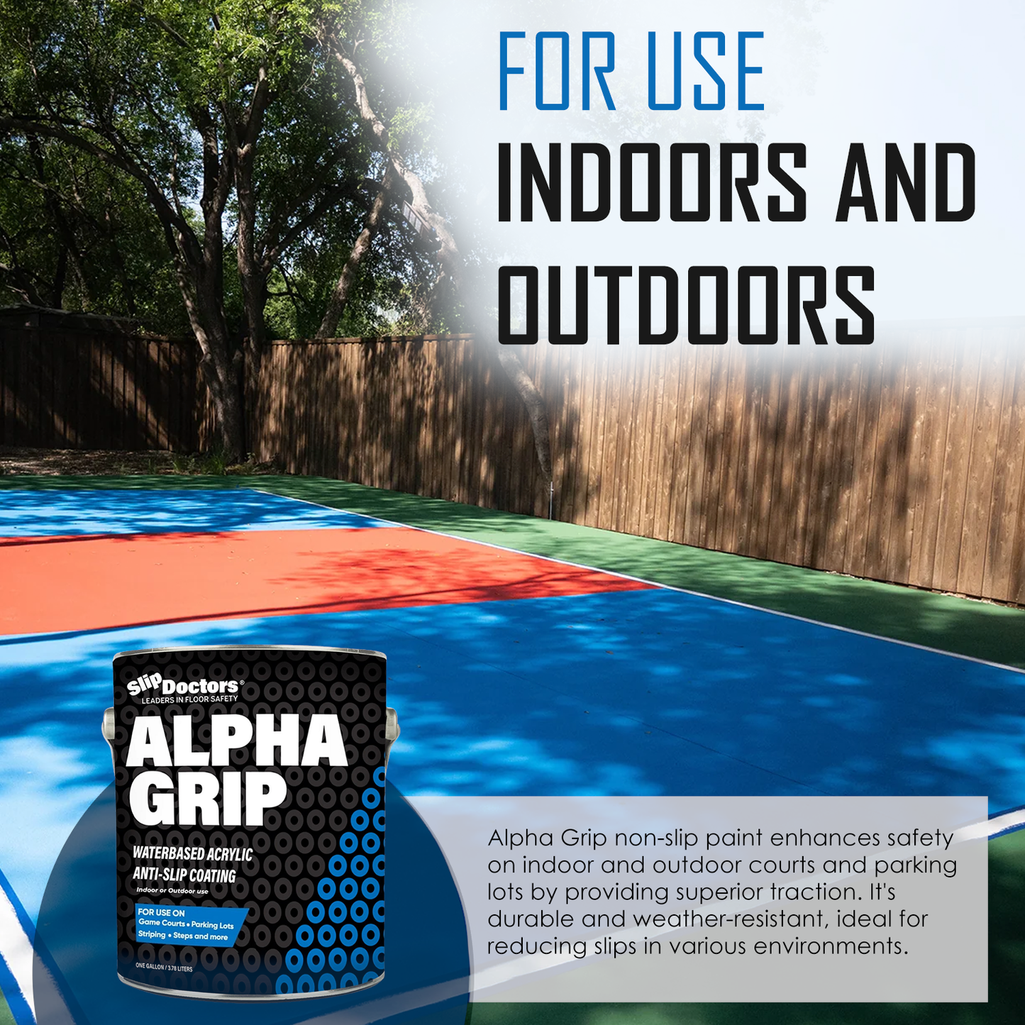 SlipDoctors Alpha Grip Non-Slip Stripe and Athletic Court Paint