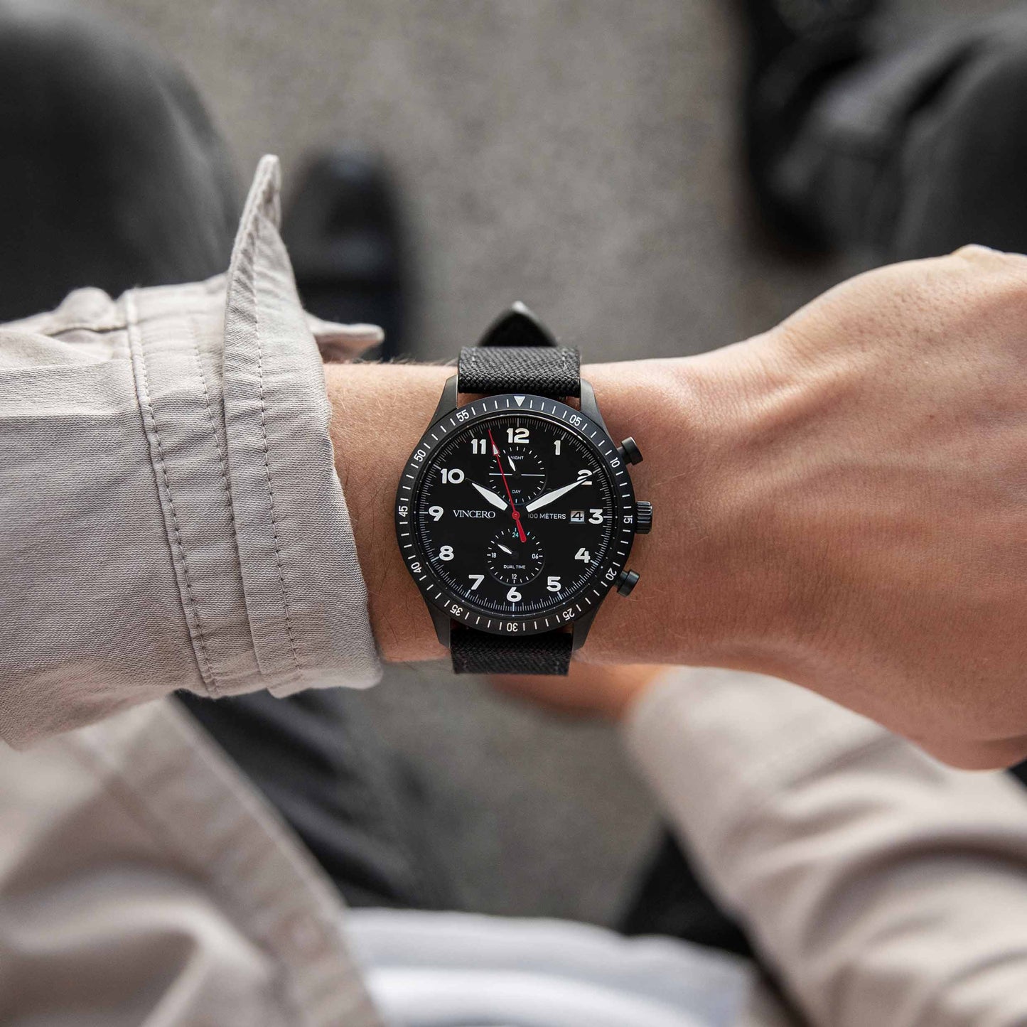 Vincero The Altitude - Matte Black/Red
