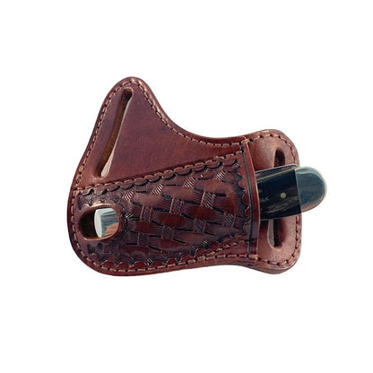 A&M Leather Crossdraw Trapper Knife Sheath - Angler's Pro Tackle & Outdoors