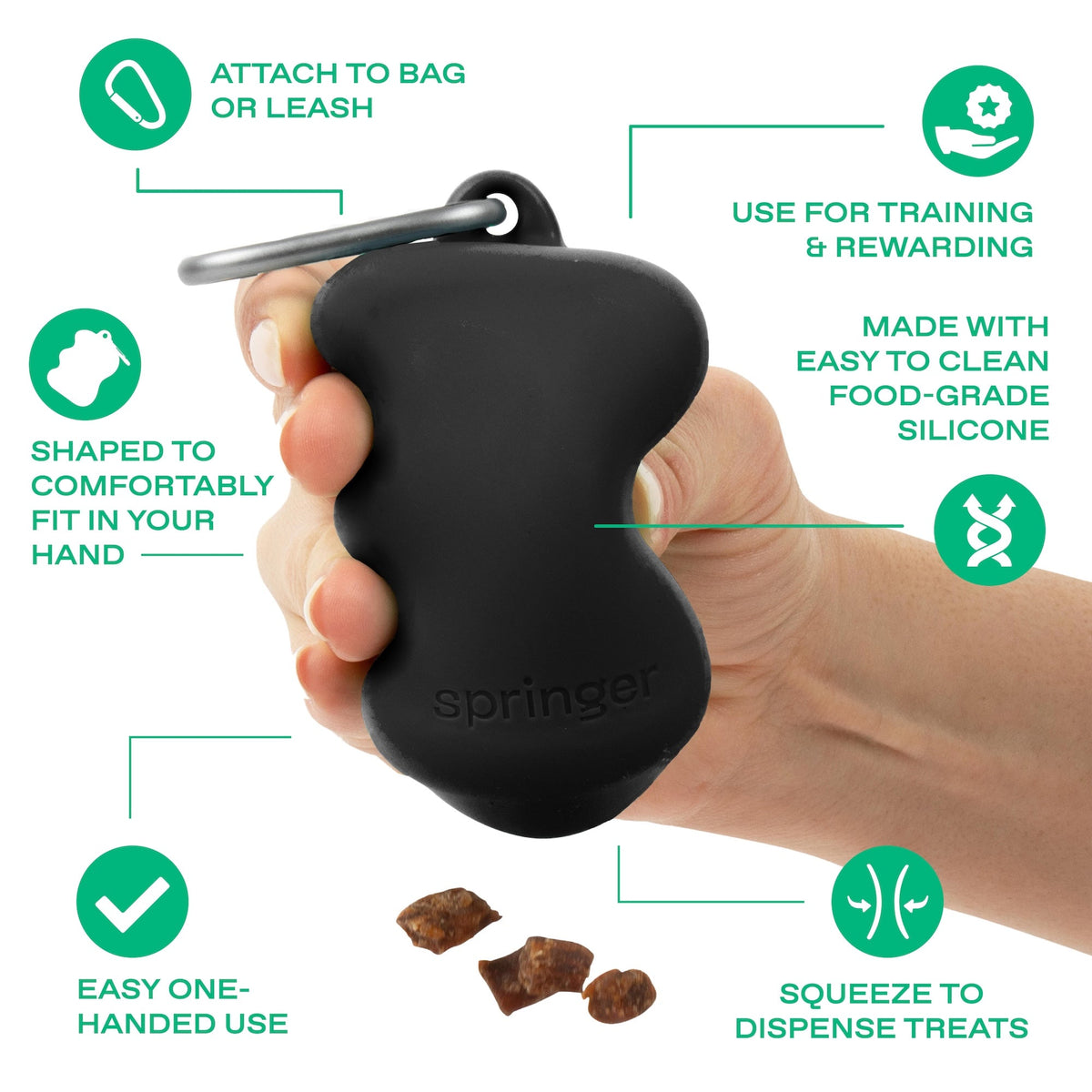 Springland Pets Silicone Dog Treat Dispenser