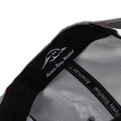 American Flyway Waterfowl Throwback Vintage Rope Hat Grey with Patch and Red Rope - Angler's Pro Tackle & Outdoors