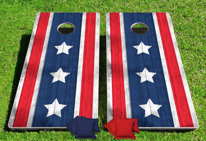 Americana Distressed Baggo Pro Style Regulation Cornhole Game - Angler's Pro Tackle & Outdoors