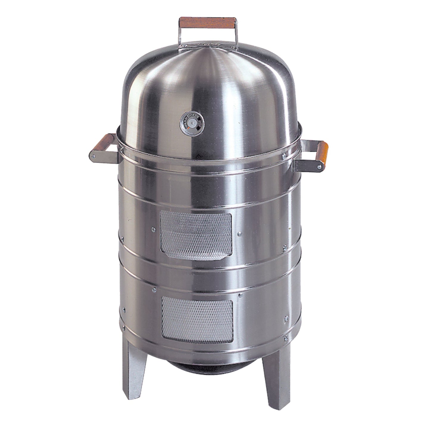 Americana Grills 351 Square Inch Stainless Steel Charcoal BBQ Meat Water Smoker - Angler's Pro Tackle & Outdoors