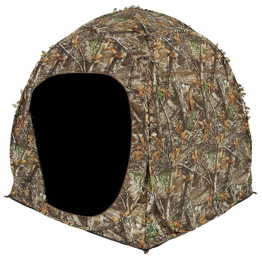 Ameristep 2 Person Shadow Guard Durashell Plus Doghouse Ground Blind, Camouflage - Angler's Pro Tackle & Outdoors