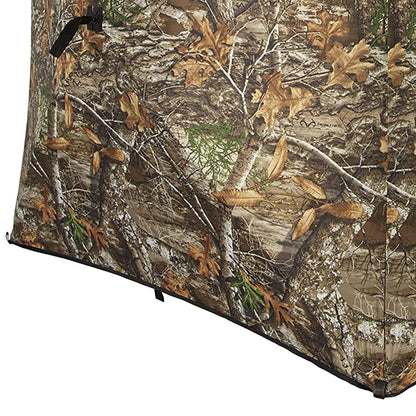 Ameristep Care Taker Pop - Up 2 Person Ground Hunting Concealment Blind, RealTree - Angler's Pro Tackle & Outdoors