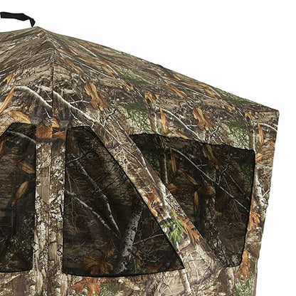 Ameristep Care Taker Pop - Up 2 Person Ground Hunting Concealment Blind, RealTree - Angler's Pro Tackle & Outdoors