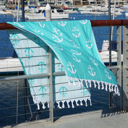 Nixy Anchor - Turkish Beach Towel