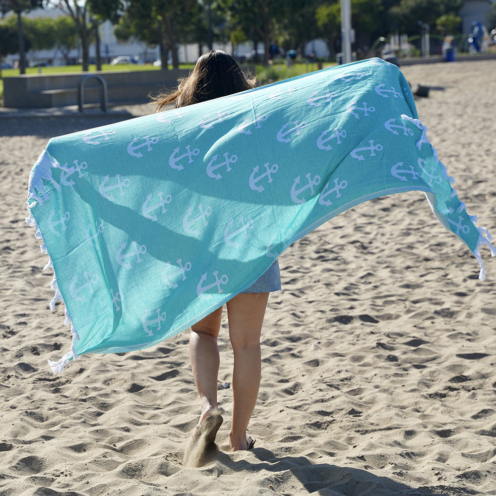 Nixy Anchor - Turkish Beach Towel