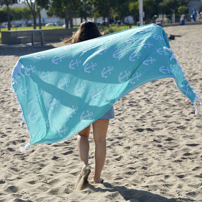 Nixy Anchor - Turkish Beach Towel