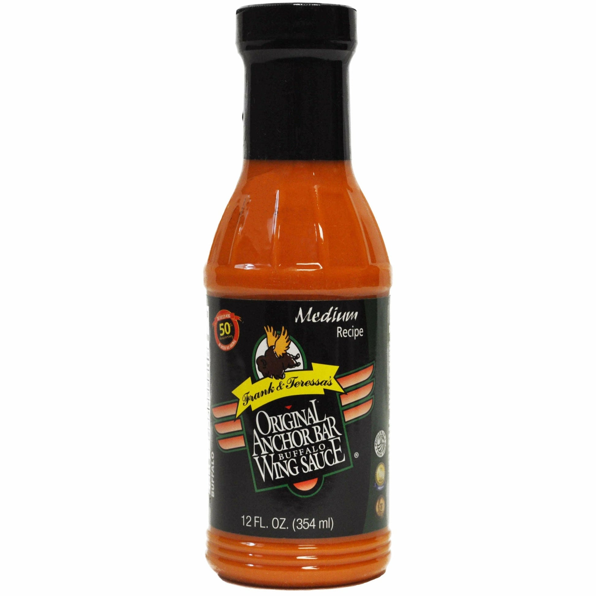 Anchor Bar Buffalo Wing Sauce Medium Recipe 14 oz. - Angler's Pro Tackle & Outdoors