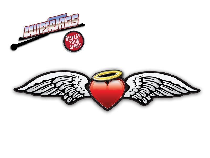 Angel Wings Heart WiperTags - Angler's Pro Tackle & Outdoors