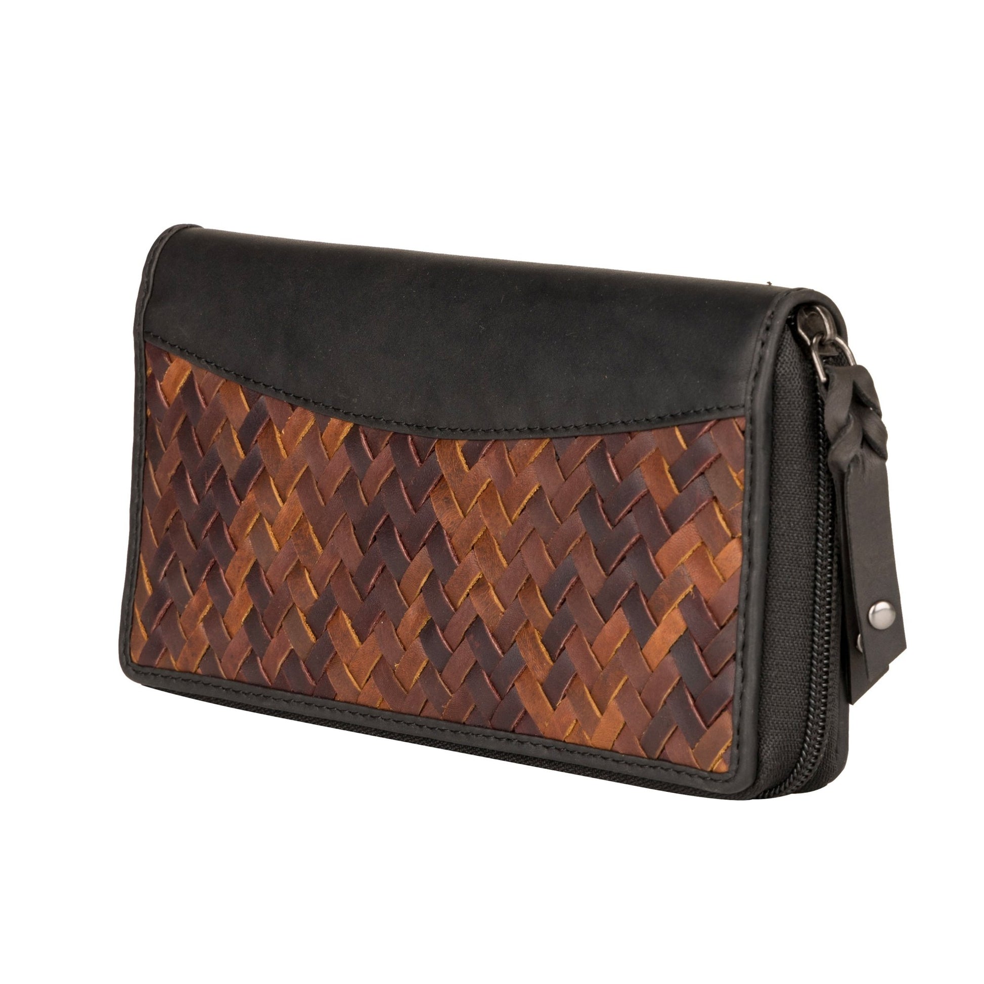 Angie RFID Woven Leather Wallet by Lady Conceal - Angler's Pro Tackle & Outdoors