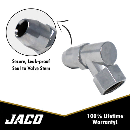 Jaco Advanced Angled Tire Air Chuck - 1/4" NPT (2 Pack)