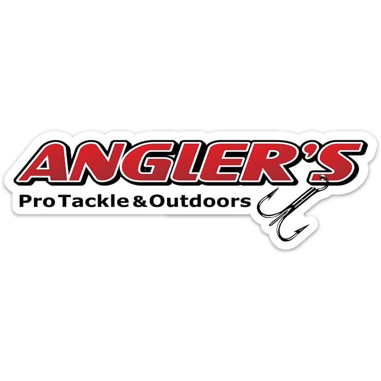 Angler's Pro Tackle & Outdoors Heavy Vinyl Die Cut Sticker Angler's