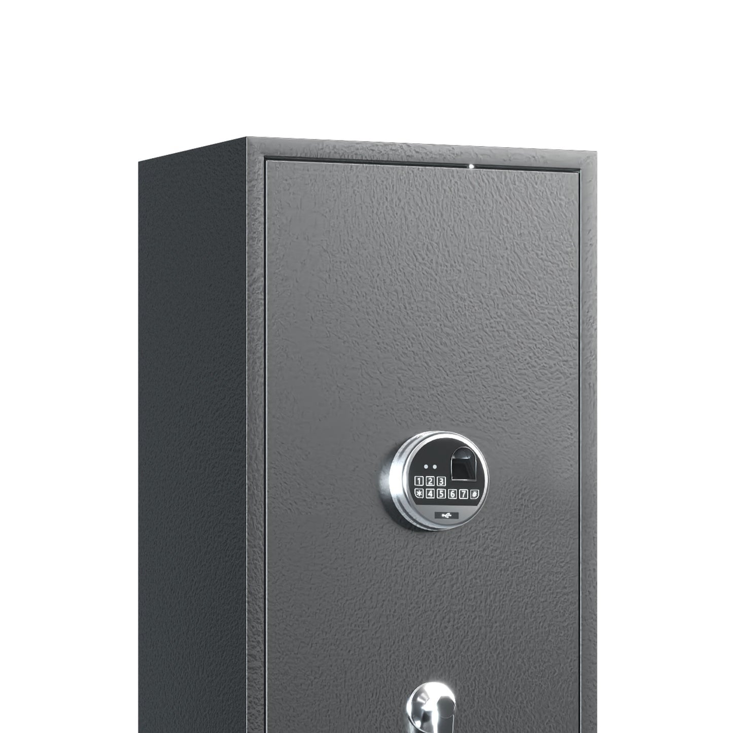 AOBABO 8 - Rifle Gun Safe w/Keypad Lock, Security Cabinet Long Safes Gun Cabinet - Angler's Pro Tackle & Outdoors