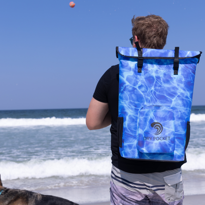Dry Pocket Auto-Sealing, Waterproof, Floating, Scent Proof Backpack Cooler
