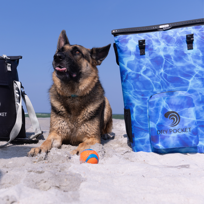 Dry Pocket Auto-Sealing, Waterproof, Floating, Scent Proof Backpack Cooler