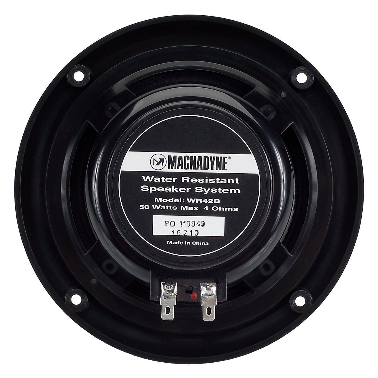 Magnadyne AquaVibe WR42B-Pair | Marine Water-Resistant 5" Dual Cone Speaker w/ Grills