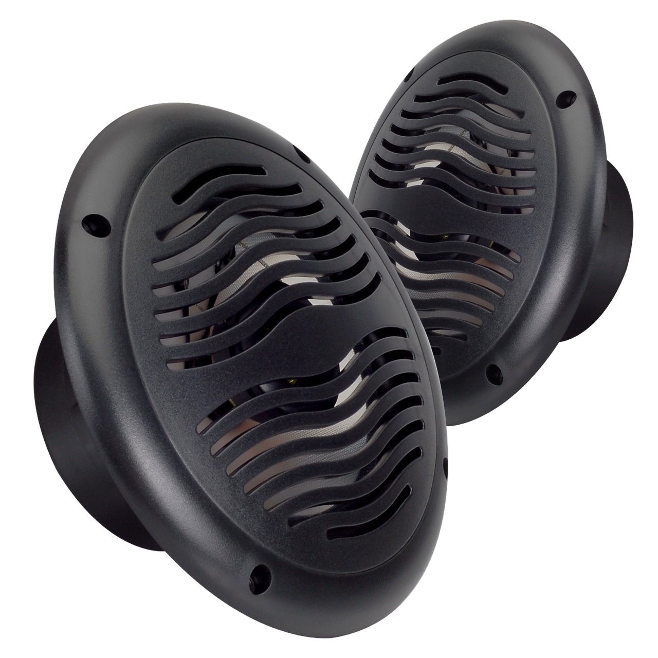 Magnadyne AquaVibe WR65B-PAIR | Marine Water-Resistant 6 1/2" 2-Way Speaker with Grill | Sold as Pair