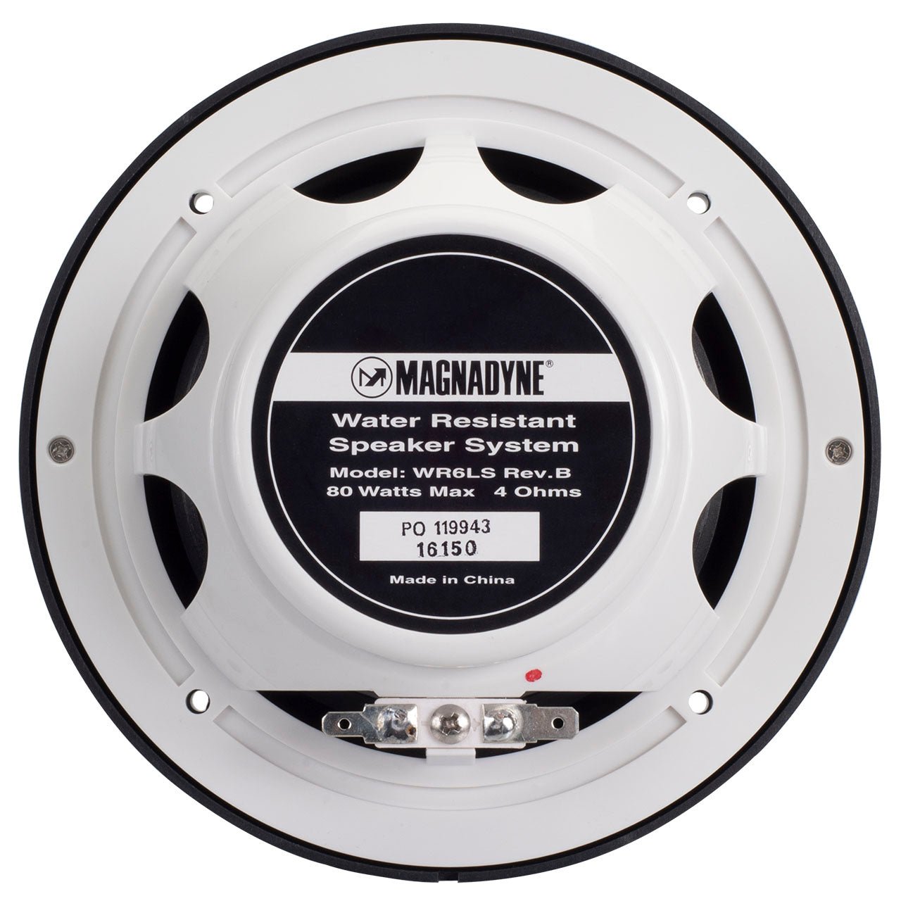 Magnadyne AquaVibe WR6LS-PAIR| 6.5" Water-Resistant 2-Way Speakers | Sold as a Pair