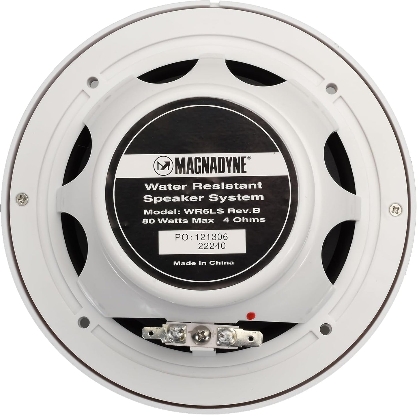 Magnadyne AquaVibe WR6LS-PAIR| 6.5" Water-Resistant 2-Way Speakers | Sold as a Pair
