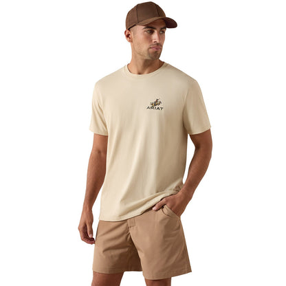 Ariat Mens Short Sleeve Shirt, Ride Em Cowboy Western Graphic Tee