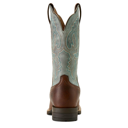 Ariat Womens Hybrid Ranchwork Wide Square Toe Leather Western Work Boot