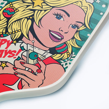 ARTI 16mm Carbon Fiber Kristen&Kristy "Happy Holidays" Paddle - Angler's Pro Tackle & Outdoors