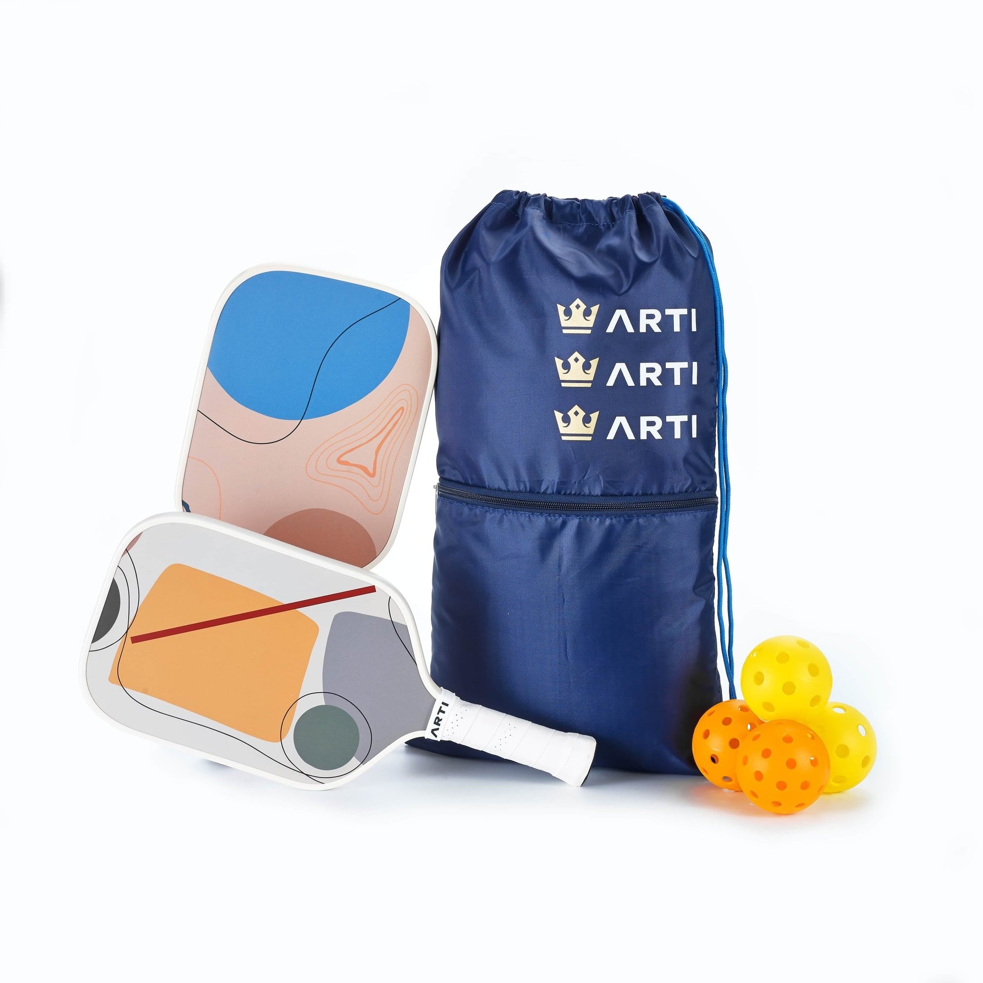 ARTI Fiberglass"Horizon Duo" Pickleball Paddle Set - Angler's Pro Tackle & Outdoors