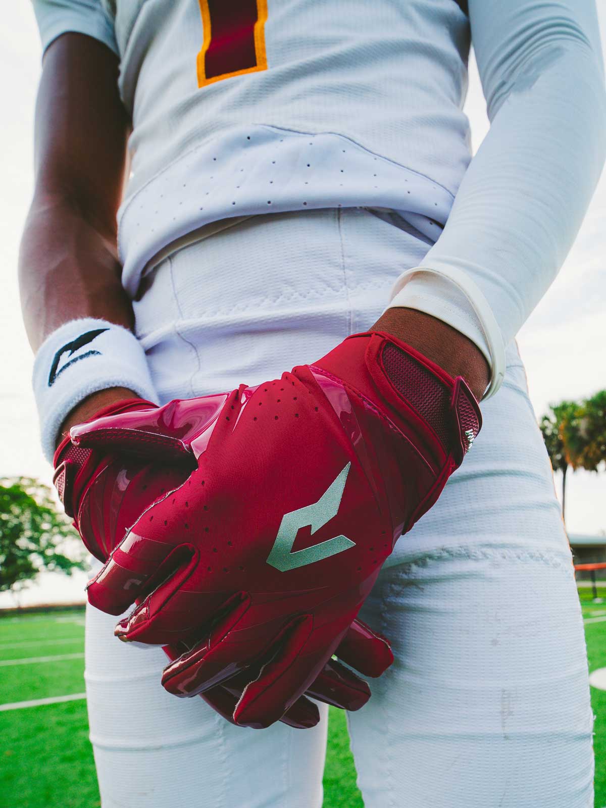 Phenom Elite VPS5 Adult Football Gloves - Team Colors